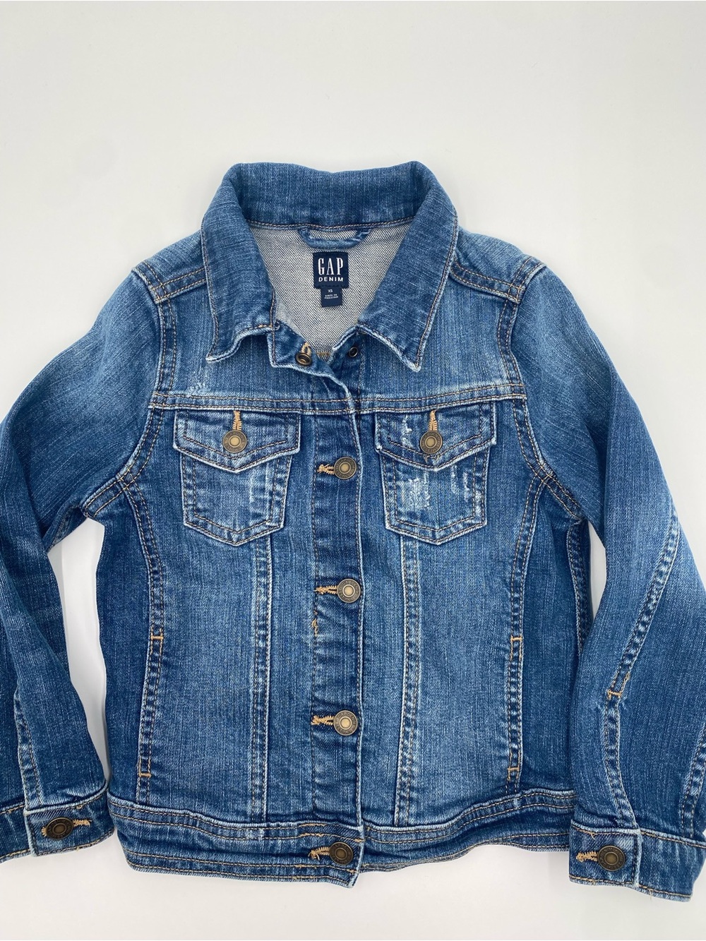GAP Classic Medium Blue Denim Jacket Kids XS